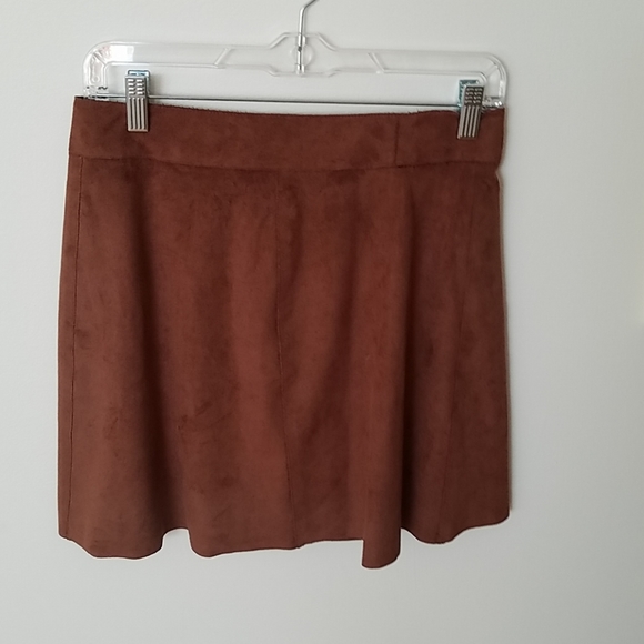 1. State faux suede mini skirt - Picture 2 of 4